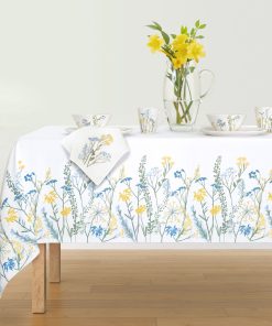 Wildflowers Border 60x84 Tablecloth